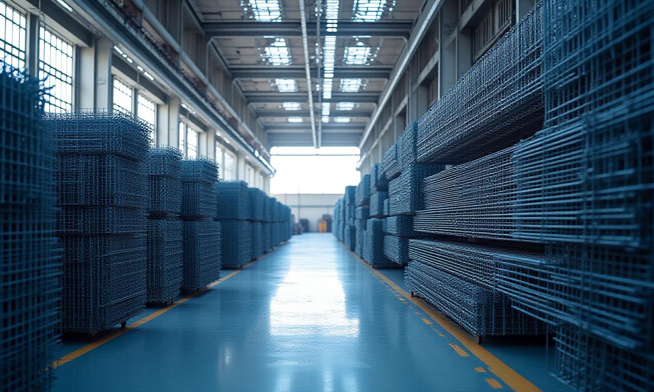 Deposito di barre d armatura e acciaio per costruzioni